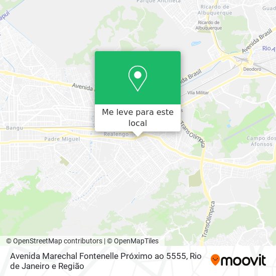 Avenida Marechal Fontenelle Próximo ao 5555 mapa