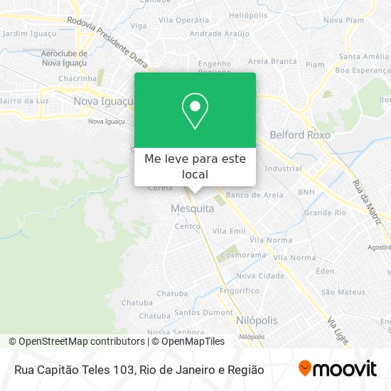 Rua Capitão Teles 103 mapa