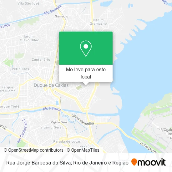 Rua Jorge Barbosa da Silva mapa