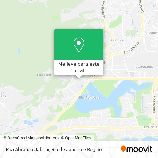 Rua Abrahão Jabour mapa