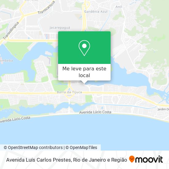 Avenida Luís Carlos Prestes mapa