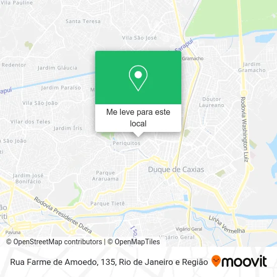 Rua Farme de Amoedo, 135 mapa