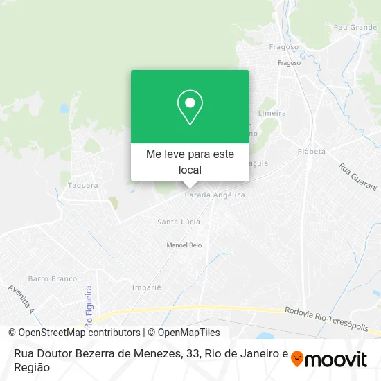 Rua Doutor Bezerra de Menezes, 33 mapa