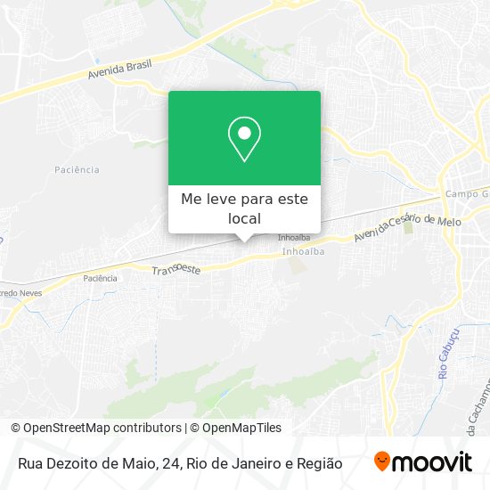 Rua Dezoito de Maio, 24 mapa