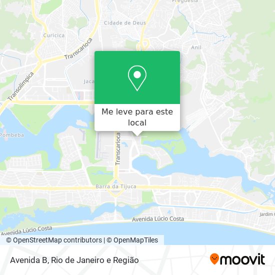 Avenida B mapa