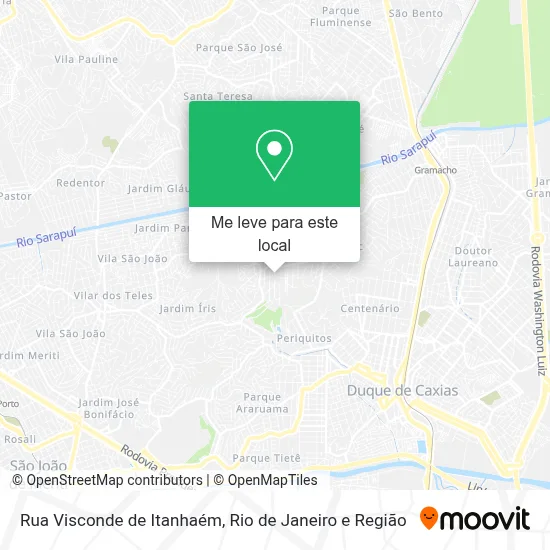 Rua Visconde de Itanhaém mapa