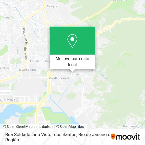 Rua Soldado Lino Victor dos Santos mapa