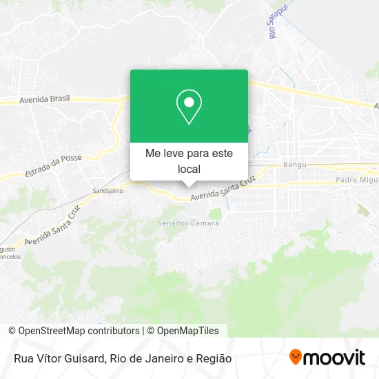 Rua Vítor Guisard mapa