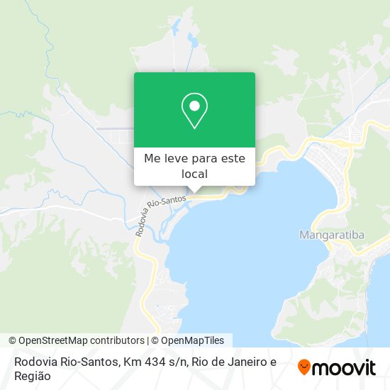Rodovia Rio-Santos, Km 434 s/n mapa
