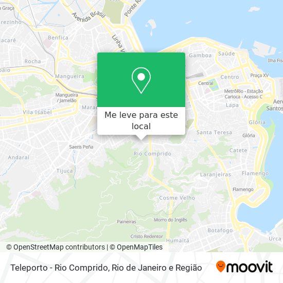 Teleporto - Rio Comprido mapa