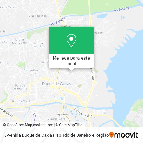 Avenida Duque de Caxias, 13 mapa