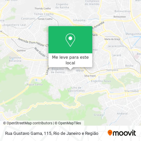 Rua Gustavo Gama, 115 mapa