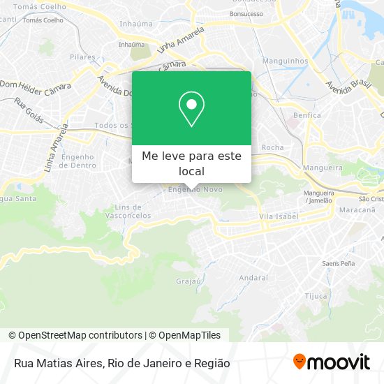 Rua Matias Aires mapa