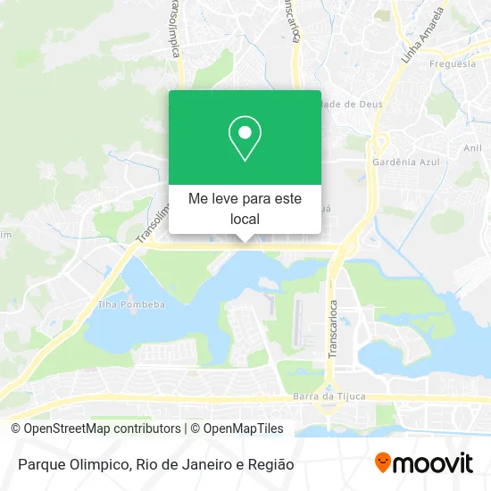 Parque Olimpico mapa