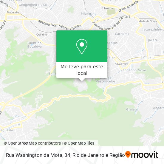 Rua Washington da Mota, 34 mapa