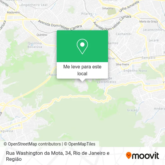 Rua Washington da Mota, 34 mapa