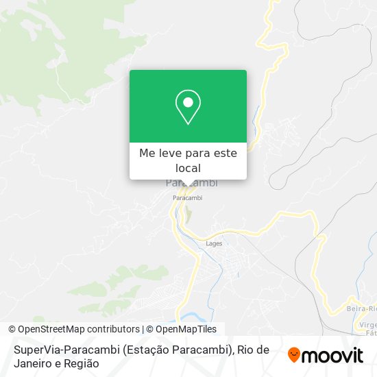 SuperVia-Paracambi (Estação Paracambi) mapa