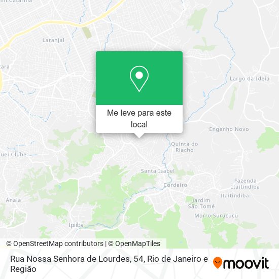 Rua Nossa Senhora de Lourdes, 54 mapa