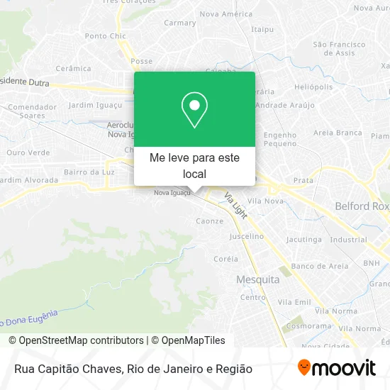 Rua Capitão Chaves mapa