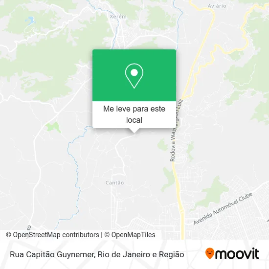 Rua Capitão Guynemer mapa