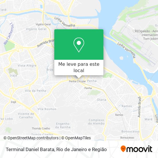 Terminal Daniel Barata mapa