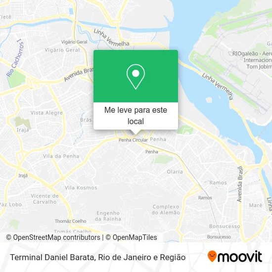 Terminal Daniel Barata mapa