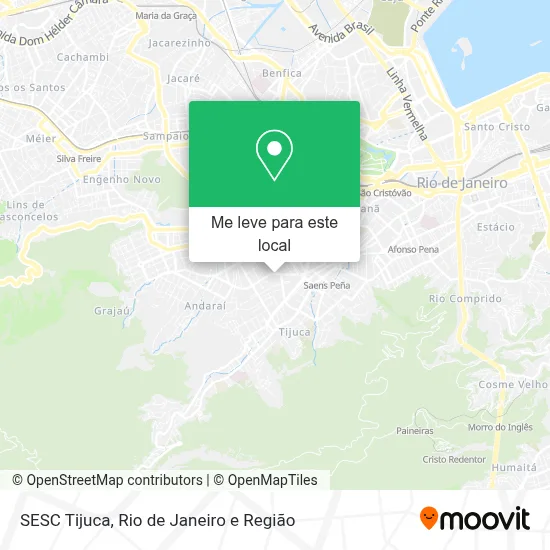 SESC Tijuca mapa