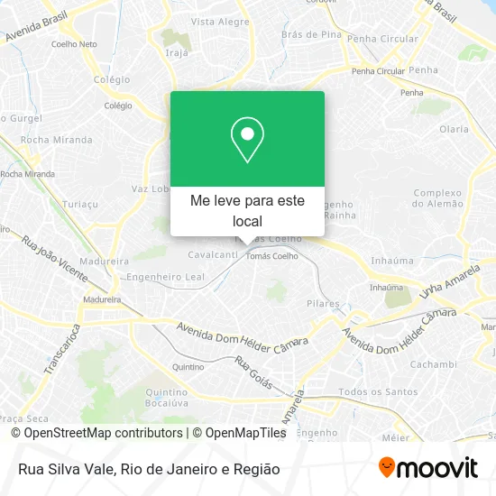 Rua Silva Vale mapa
