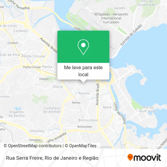 Rua Serra Freire mapa