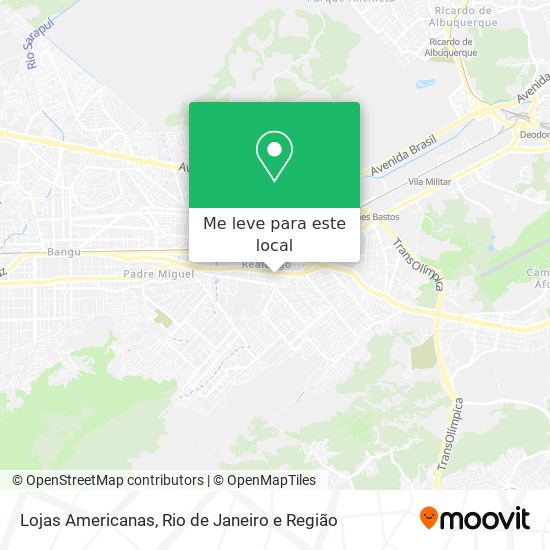 Lojas Americanas mapa