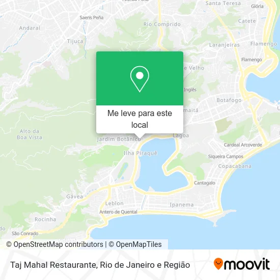 Taj Mahal Restaurante mapa