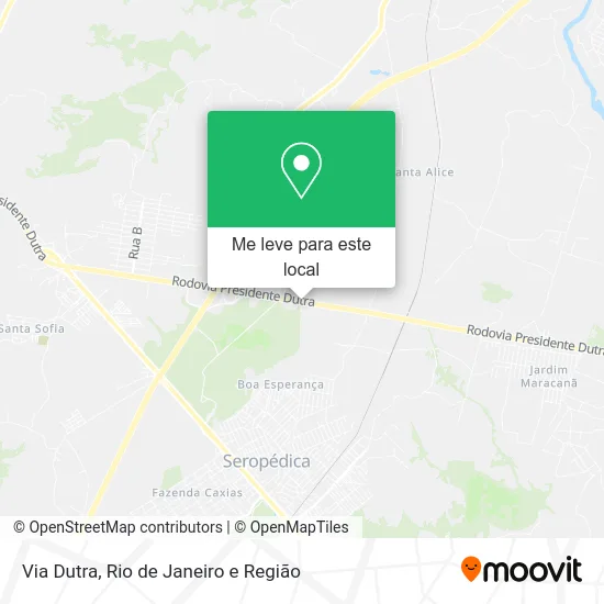 Via Dutra mapa