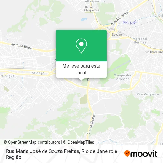 Rua Maria José de Souza Freitas mapa