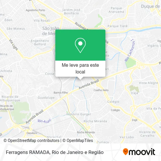 Ferragens RAMADA mapa