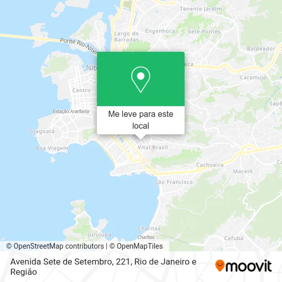 Avenida Sete de Setembro, 221 mapa