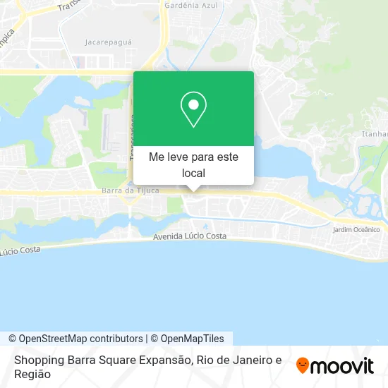 Shopping Barra Square Expansão mapa