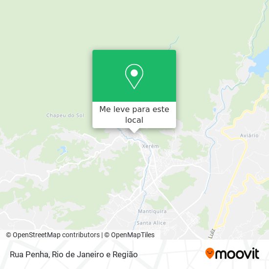 Rua Penha mapa