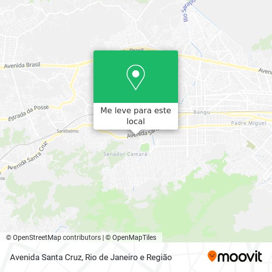 Avenida Santa Cruz mapa