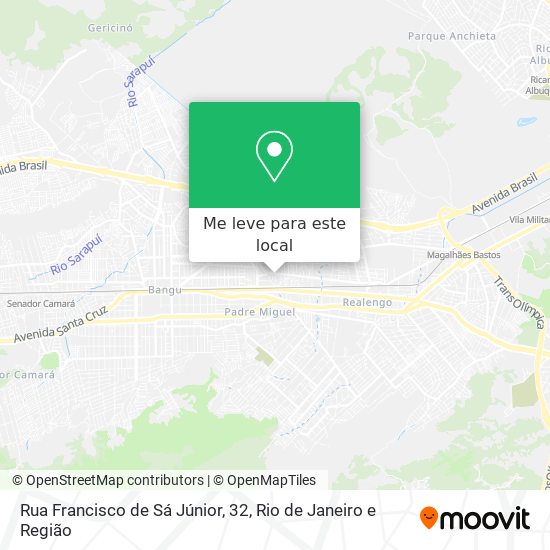 Rua Francisco de Sá Júnior, 32 mapa