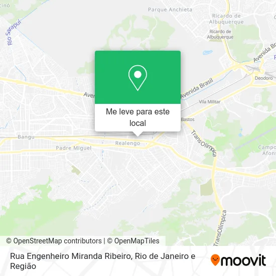 Rua Engenheiro Miranda Ribeiro mapa