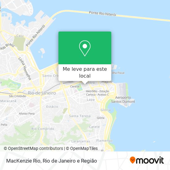MacKenzie Rio mapa