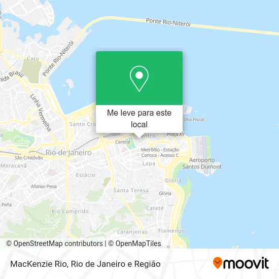 MacKenzie Rio mapa