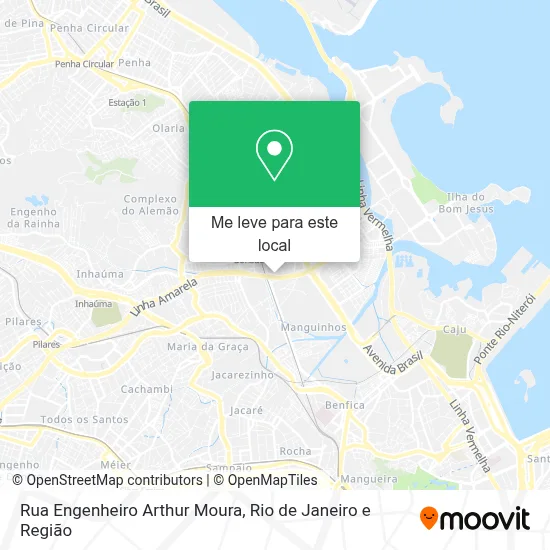 Rua Engenheiro Arthur Moura mapa