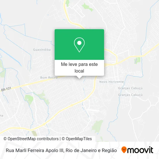 Rua Marli Ferreira Apolo III mapa