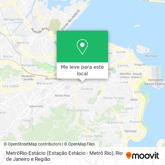 MetrôRio-Estácio (Estação Estácio - Metrô Rio) mapa