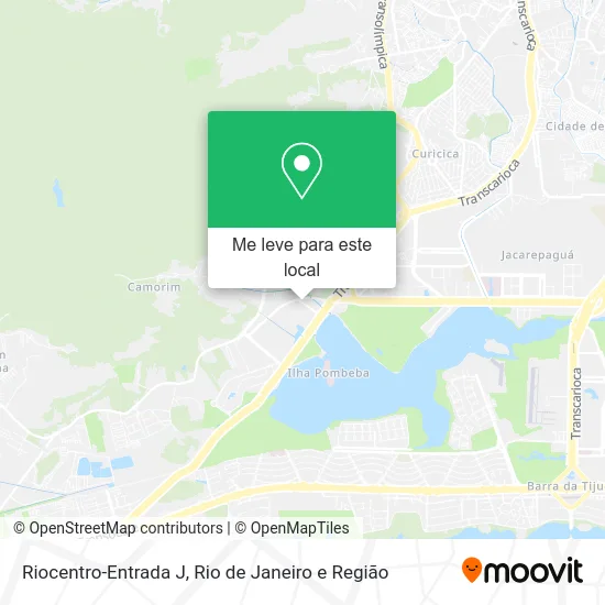 Riocentro-Entrada J mapa