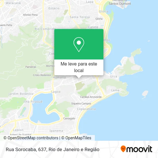 Rua Sorocaba, 637 mapa