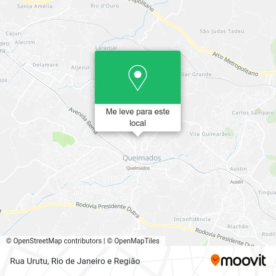 Rua Urutu mapa