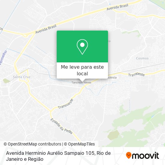 Avenida Hermínio Aurélio Sampaio 105 mapa