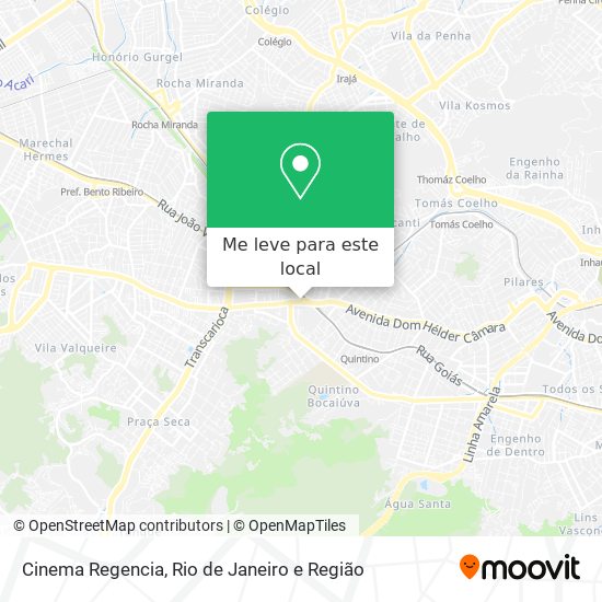 Cinema Regencia mapa